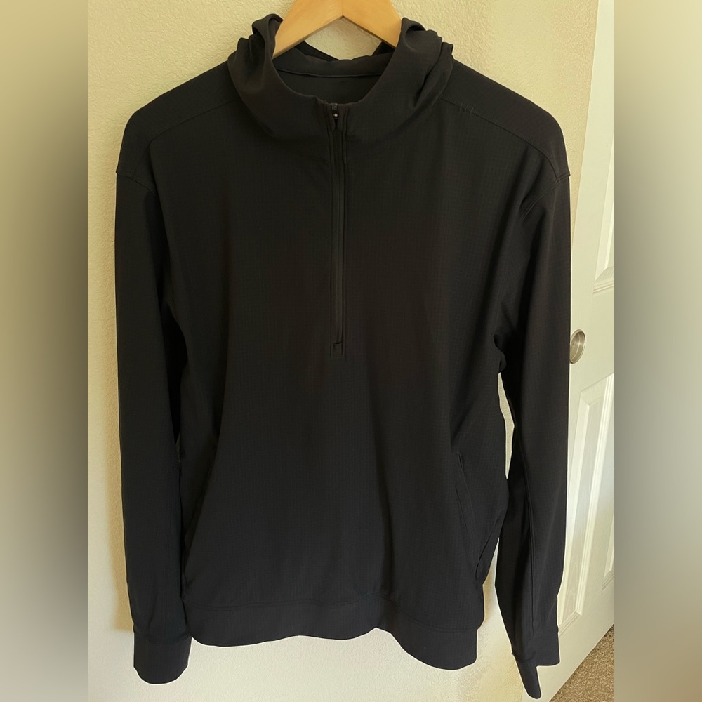 Lululemon hooded quarter zip